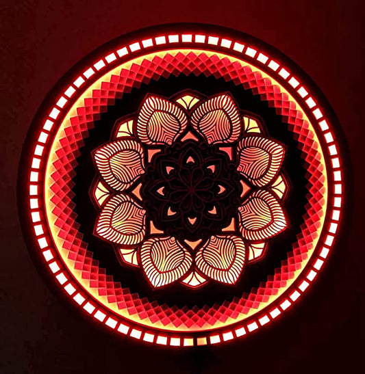 Pendente rotondo bohemien