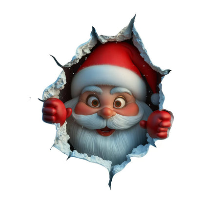 Adesivo Babbo Natale 3D