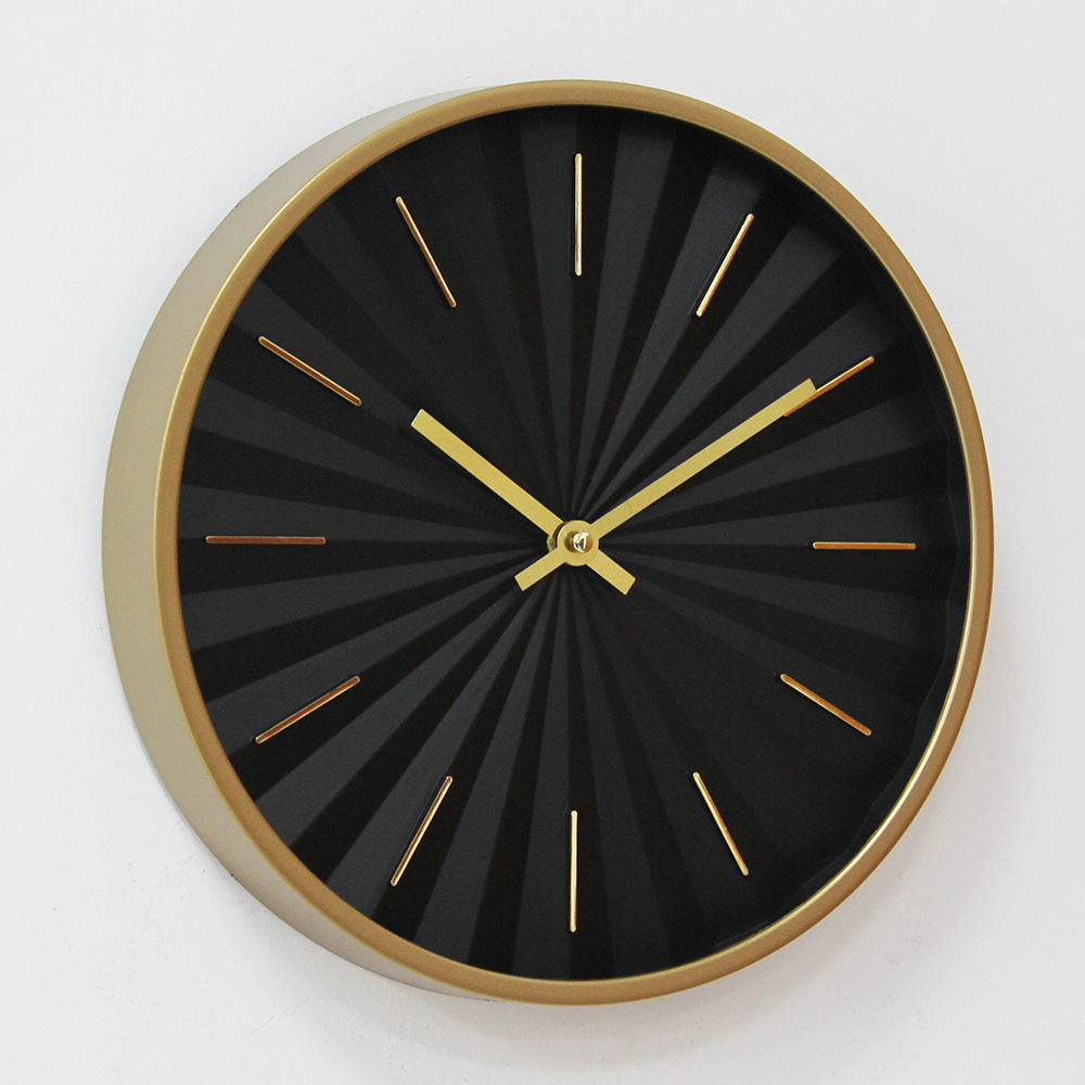 Orologio da parete Raggi art déco oro