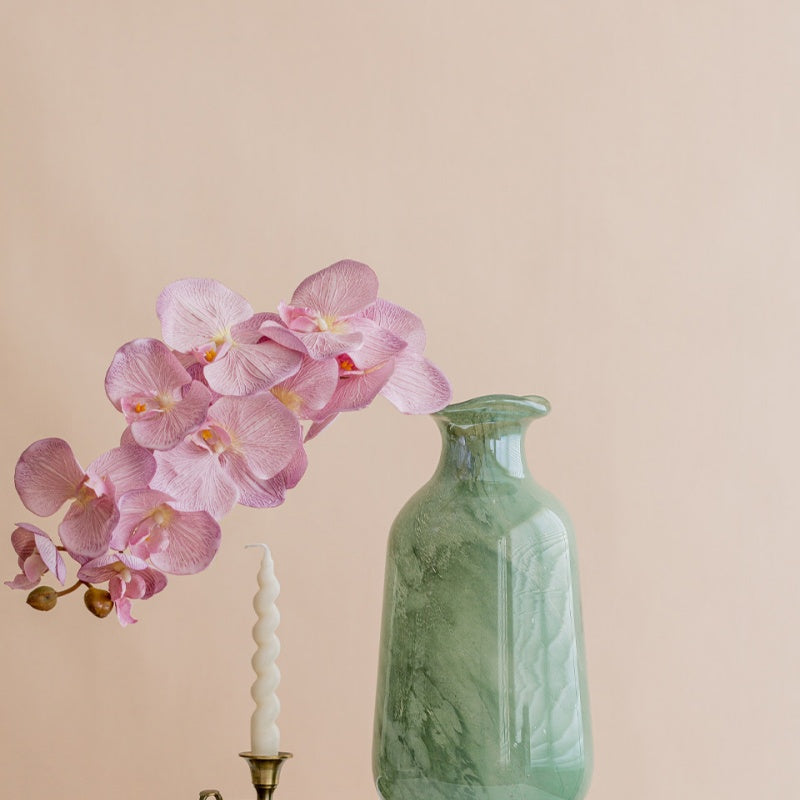 Vaso verde stile mid-century