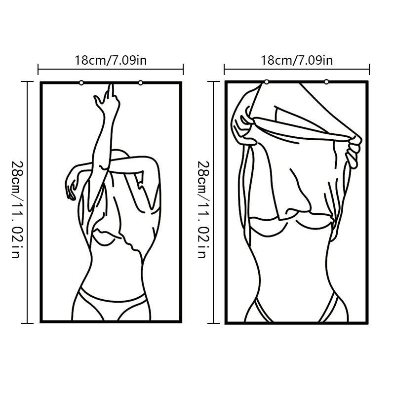Quadro corpo femminile