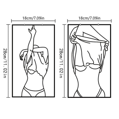 Quadro corpo femminile