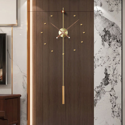 Orologio da parete Sfere ottone