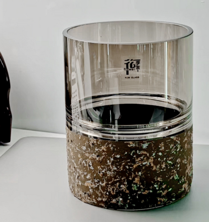 Vaso di vetro lineare