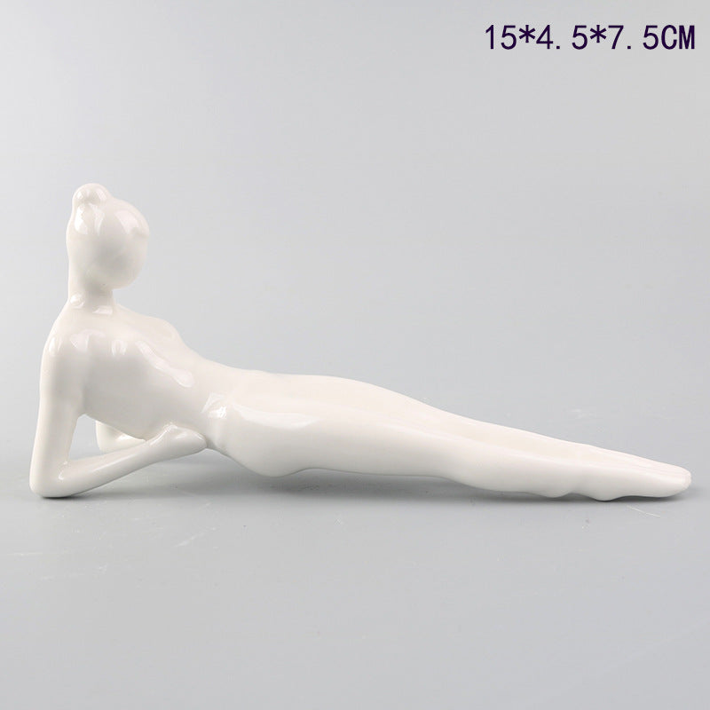 Scultura ragazza yoga