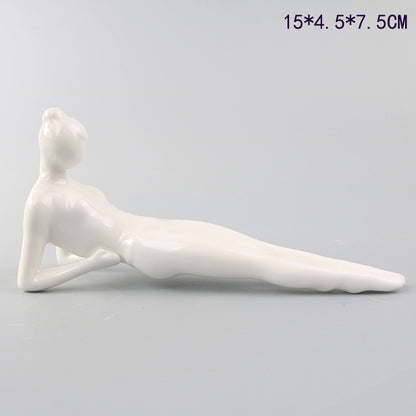 Scultura ragazza yoga