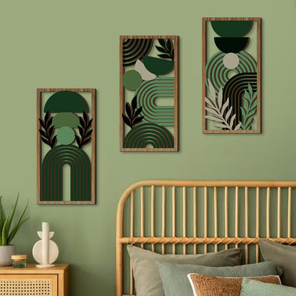 Decorazione murale in legno