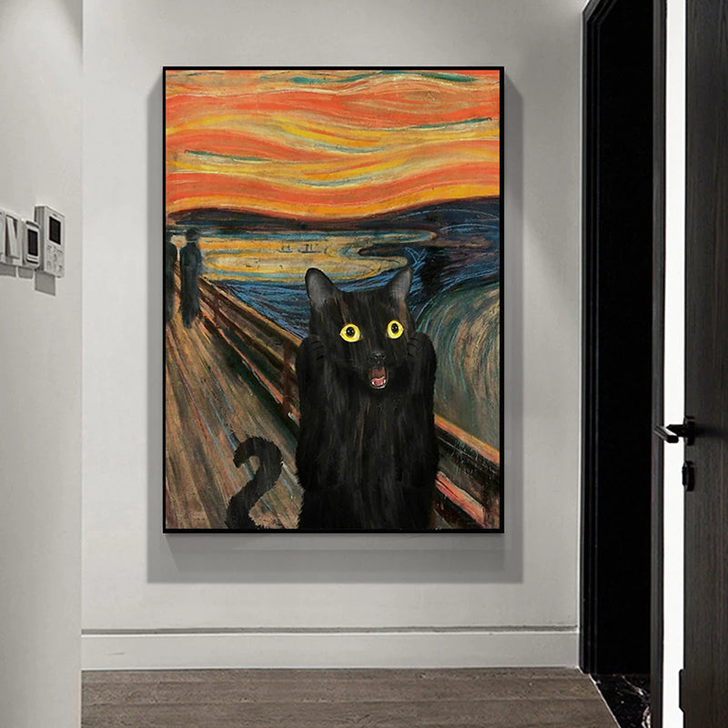 Poster gatto nero