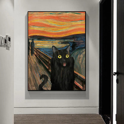 Poster gatto nero