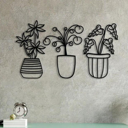 Decorazione Ferro Forma Vaso