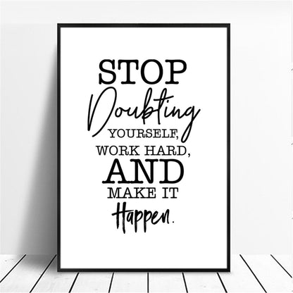 Quadro Frase Minimalista