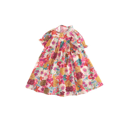 Abito Donna Fiori Balze