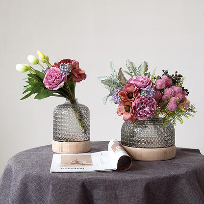 Bouquet peonie finte