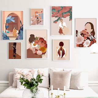 Quadro su tela Fiori natura morta