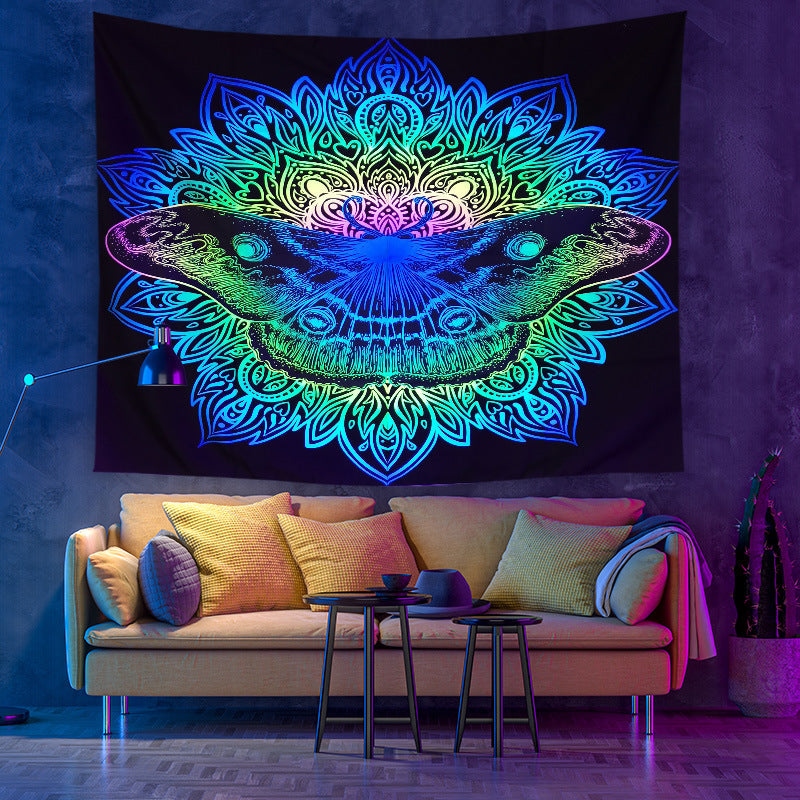 Ornamento mandala fluo