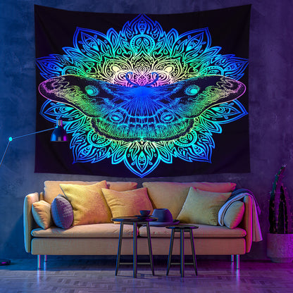 Ornamento mandala fluo