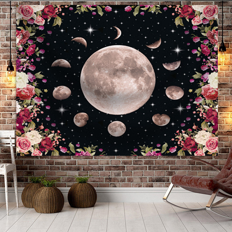 Arazzo sole luna farfalla