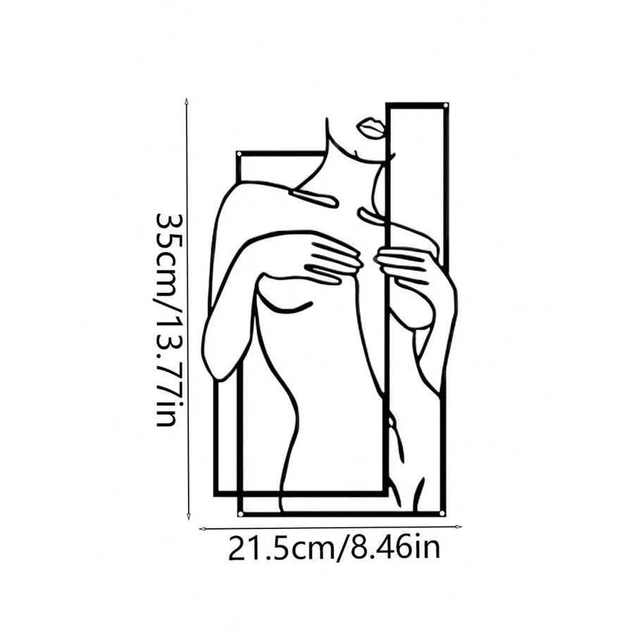 Quadro sagoma donna