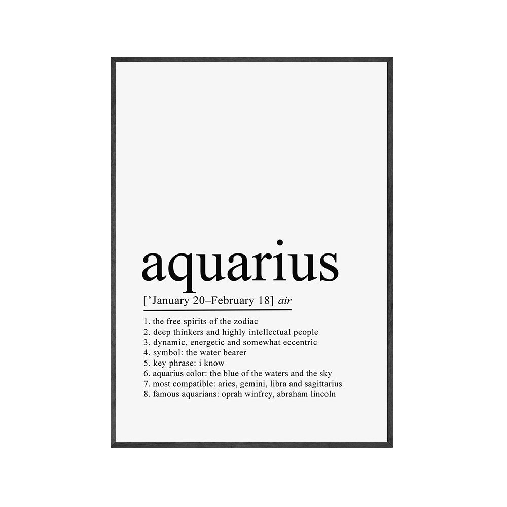 Poster Costellazioni dello zodiaco