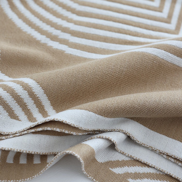 Coperta nordica a maglia