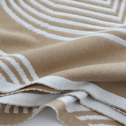 Coperta nordica a maglia