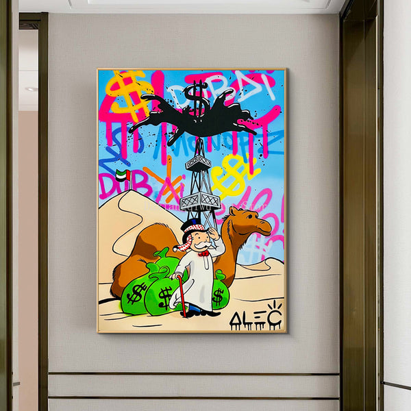 Dipinto padiglione d'arte