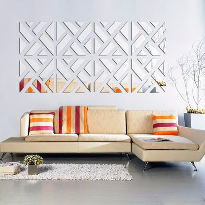 Adesivo specchio geometrico
