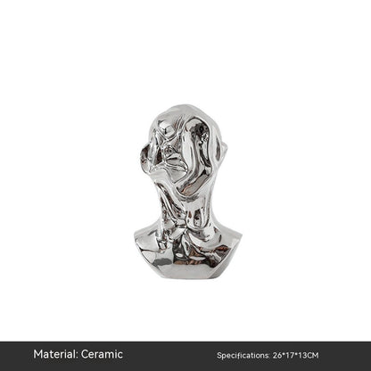 Figurina ceramica astratta