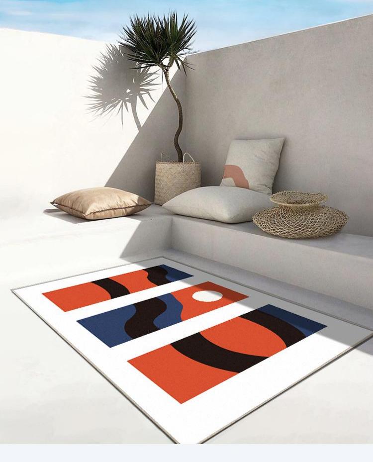 Tappeto astratto minimalista