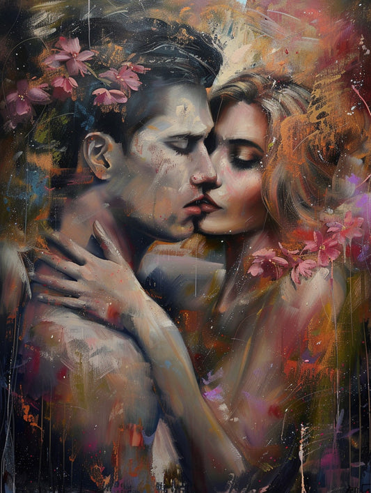 Quadro su tela Donna ritratto lineare
