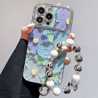 Custodia Telefono Fiori Dipinti