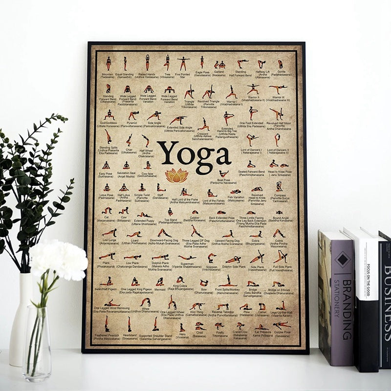 Poster Posa di yoga