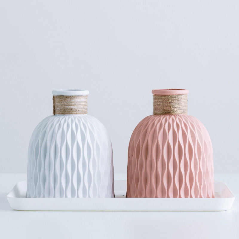 Vaso in plastica stile nordico