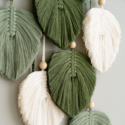 Arazzo boho foglie