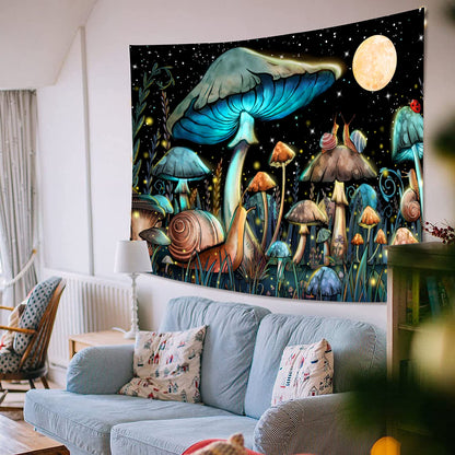 Tappezzeria funghi psichedelici