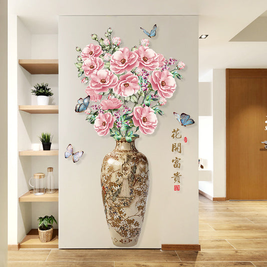 Adesivo murale Vaso di fiori