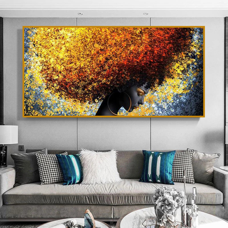 Quadro donna stile africano