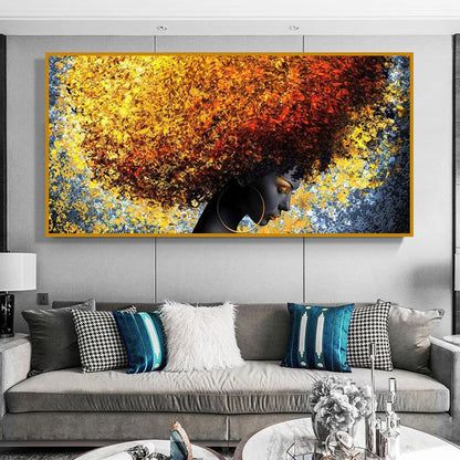 Quadro donna stile africano