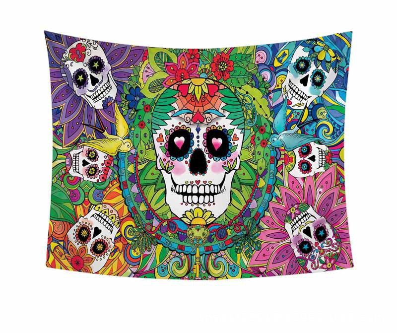Arazzo hippie floreale