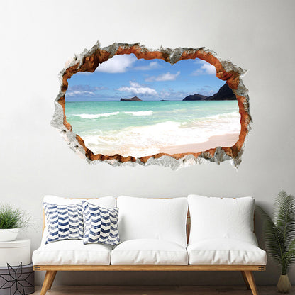 Adesivo paesaggio spiaggia