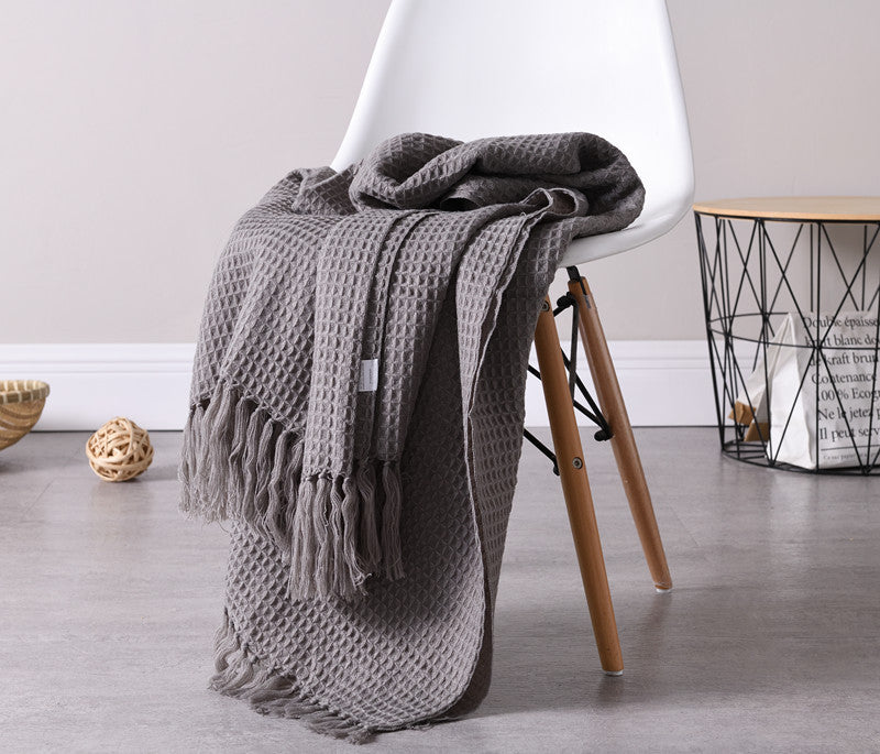 Coperta grigia piccola rilievo