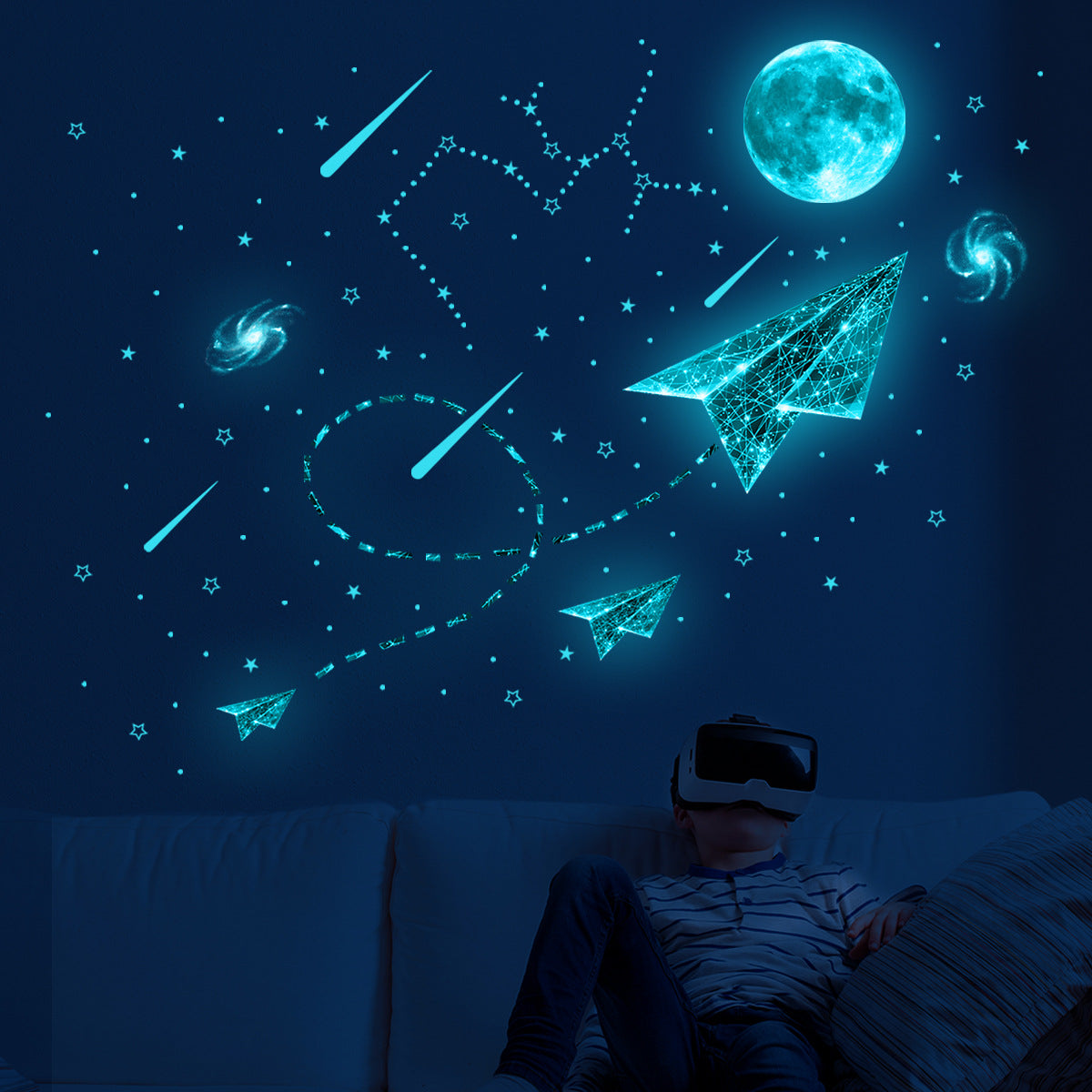 Sticker stelle luminose