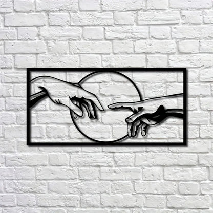 Decorazione metallo nero