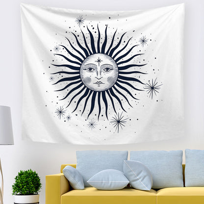 Tappeto Sole Luna Stelle