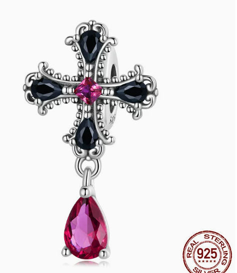 Charm Argento Perline