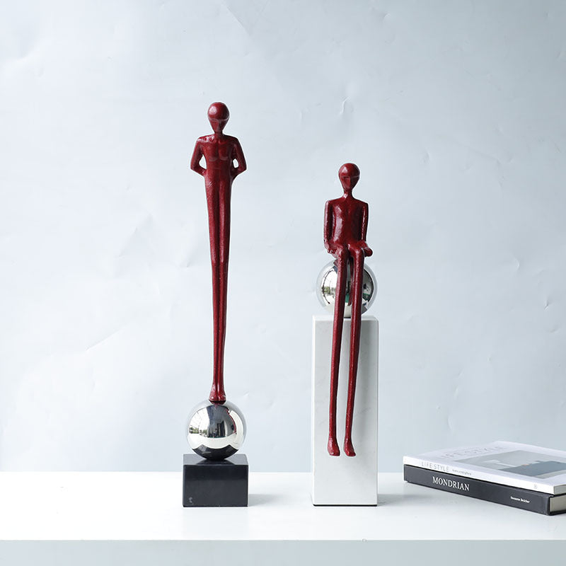 Decorazione metallo astratta