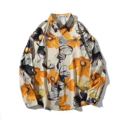 Camicia Fiori Dipinti