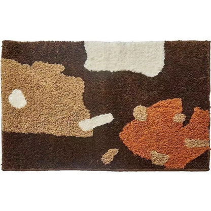 Tappeto bagno astratto