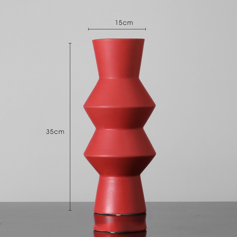 Vaso ceramica colori Morandi