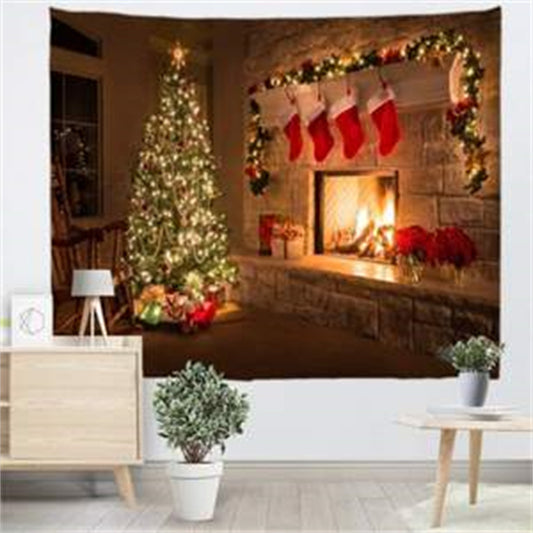 Arazzo Albero di Natale con calzini